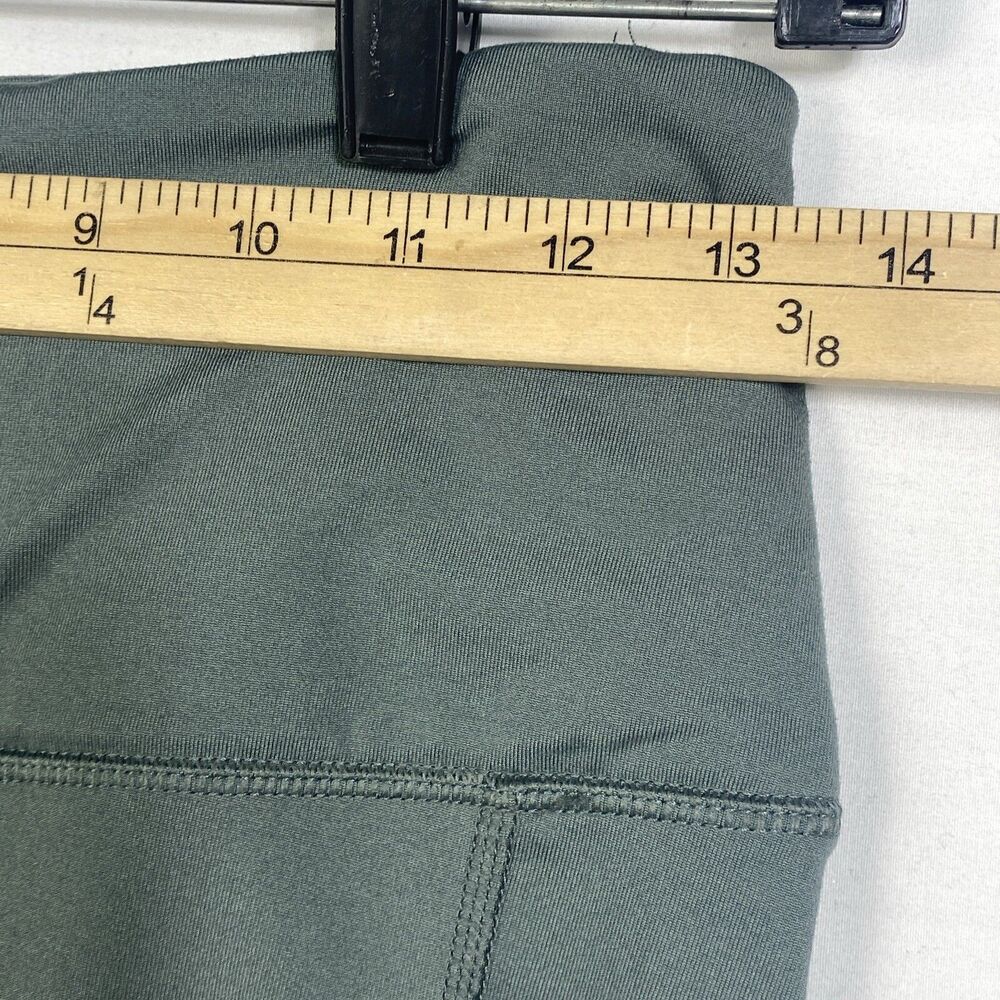 Velocity Womens Size Medium Shorts No Sweat Athletic Olive Green Pockets - Picture 4 of 6